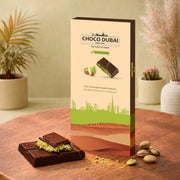Viral Dark Chocolate Kunafa Pistachio – 100g | Zero Refined Sugar