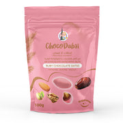 Ruby Chocolate Dates Stuffed with Nuts 100GM (National Day Offers)