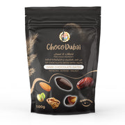 Dark Chocolate Dates Stuffed with Nuts 100GM (National Day Offers)