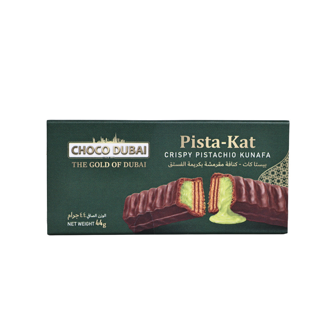 Pista-Kat Crispy Pistachio Kunafa Chocolate Bar – 44g