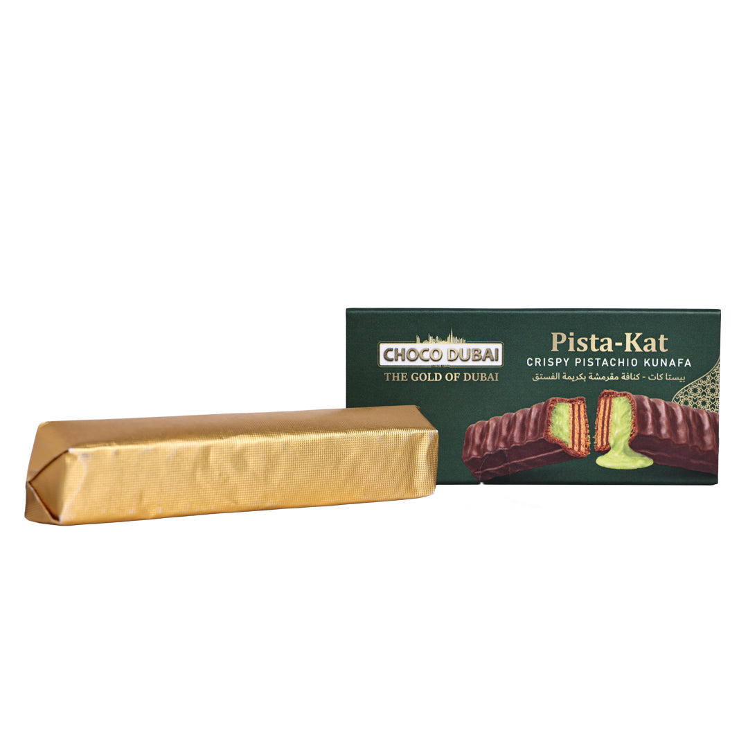 Pista-Kat Crispy Pistachio Kunafa Chocolate Bar – 44g