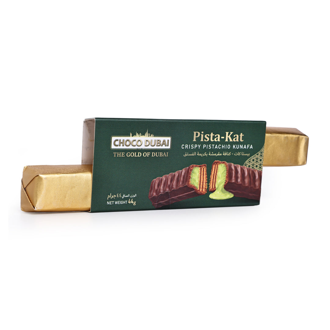 Pista-Kat Crispy Pistachio Kunafa Chocolate Bar – 44g