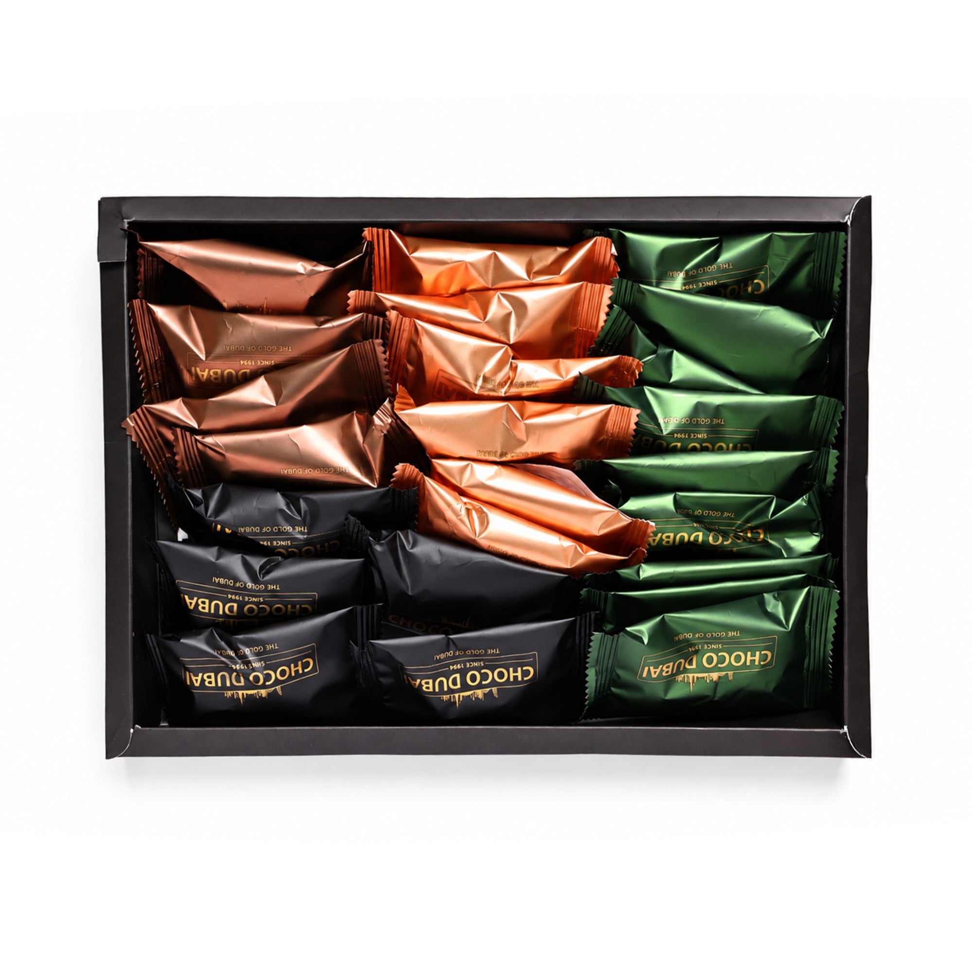 Choco Dubai Assorted Dark Chocolate Dates & Nut Clusters 250g