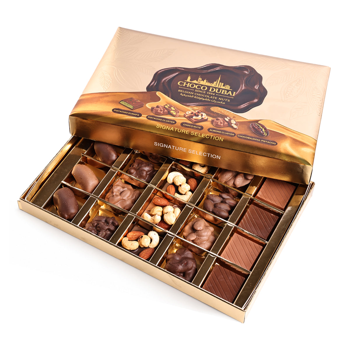Choco Dubai Signature Selection Gift Box 350g + FREE Tote Bag