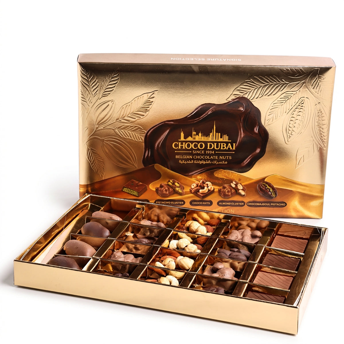 Choco Dubai Signature Selection Gift Box 350g + FREE Tote Bag