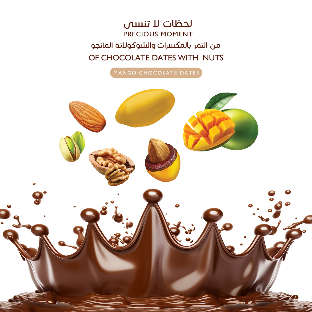 Choco Dubai 24 Packs of Full Coated Chocolate Dates Each 100 gm - SPECIAL OFFER!