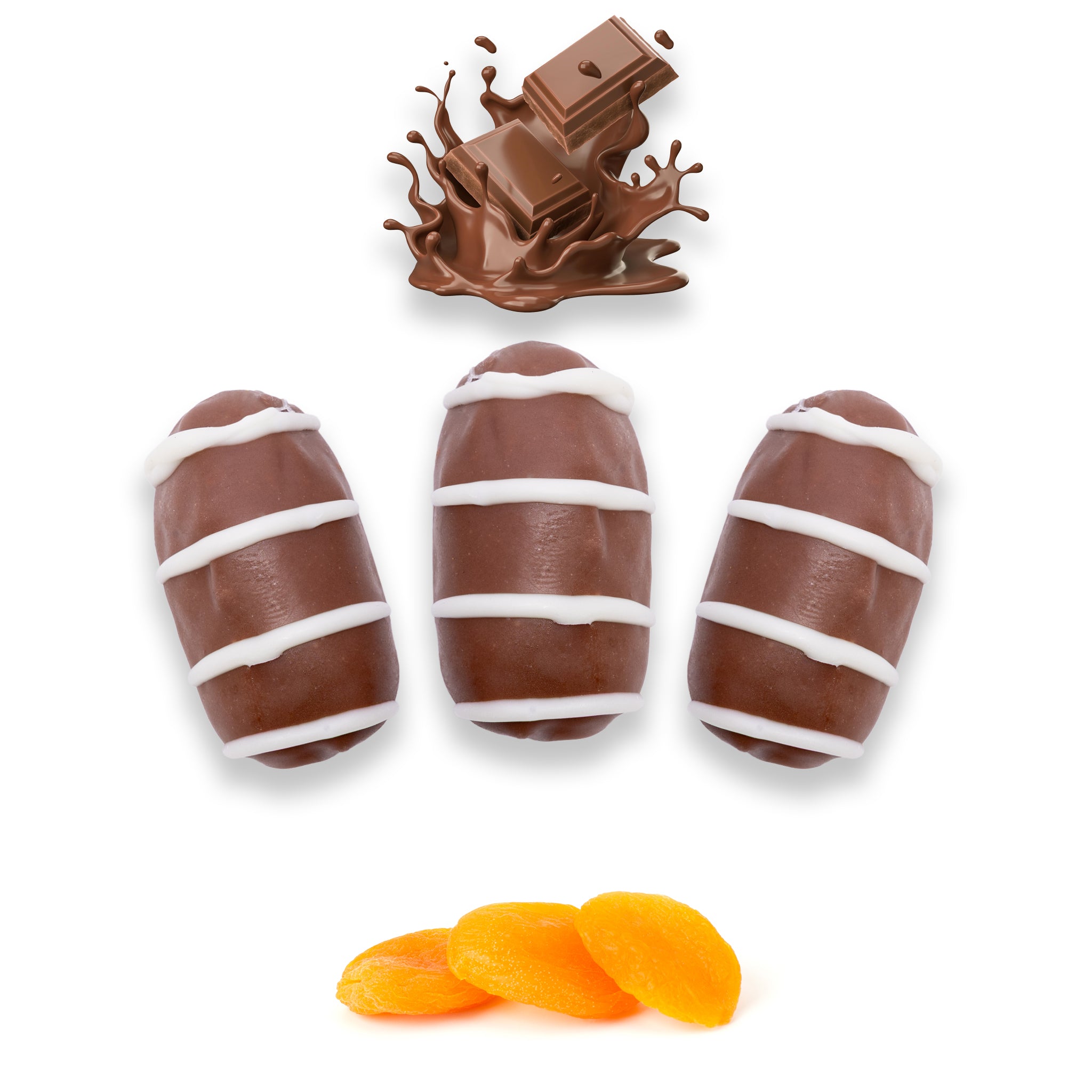 Milk Chocolate Dates Stuffed With Nuts