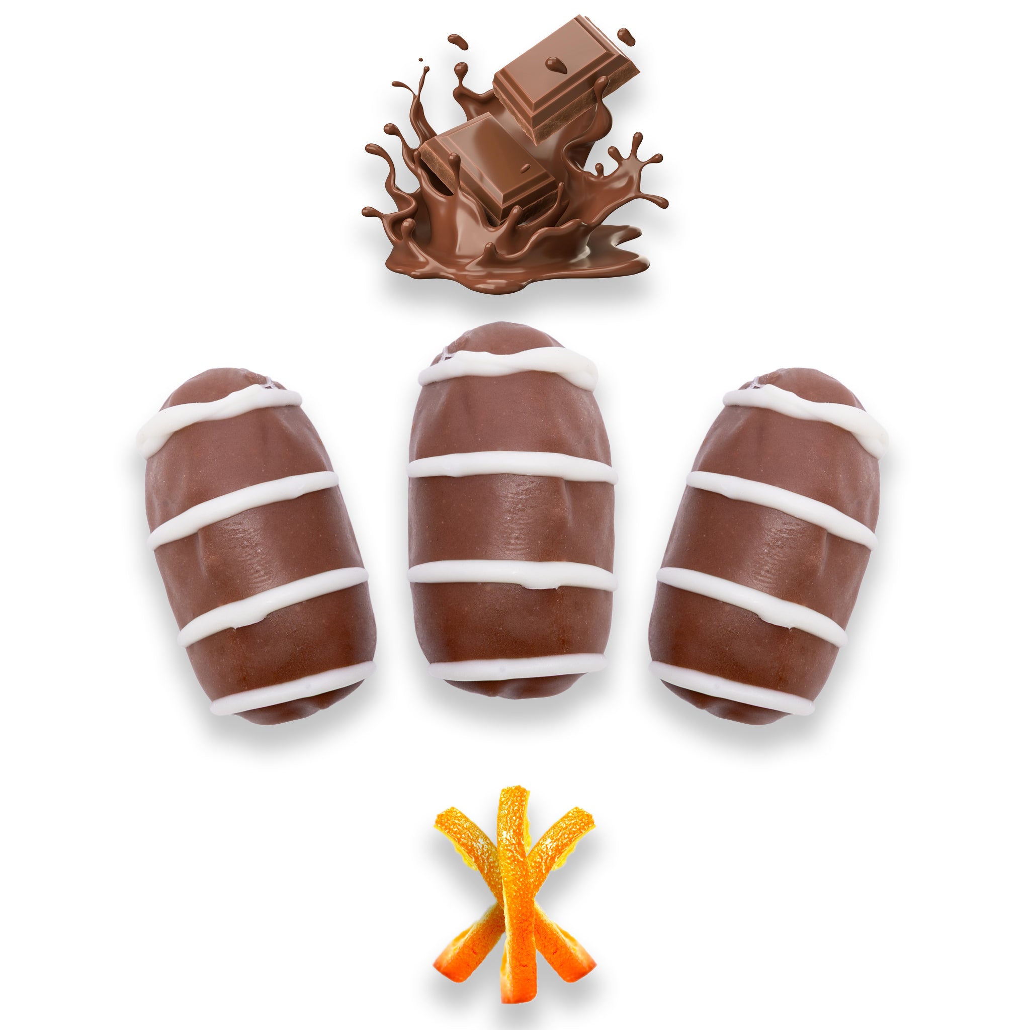 Milk Chocolate Dates Stuffed With Nuts