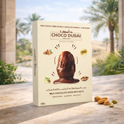 Choco Dubai Milk Chocolate Dates with Nuts – Viral Dubai Edition (100g)