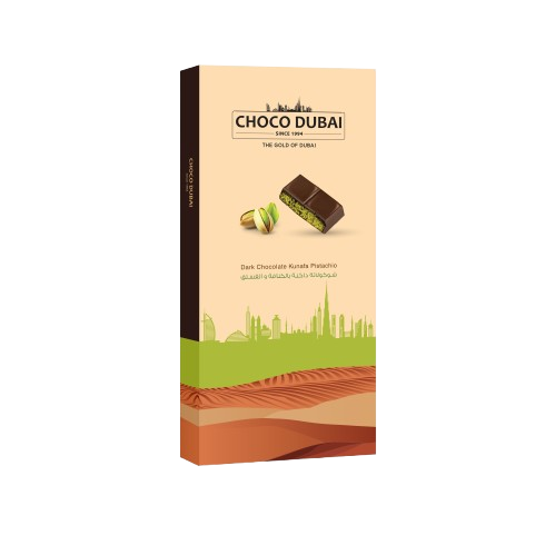 Dark Chocolate Kunafa Pistachio – 100g
