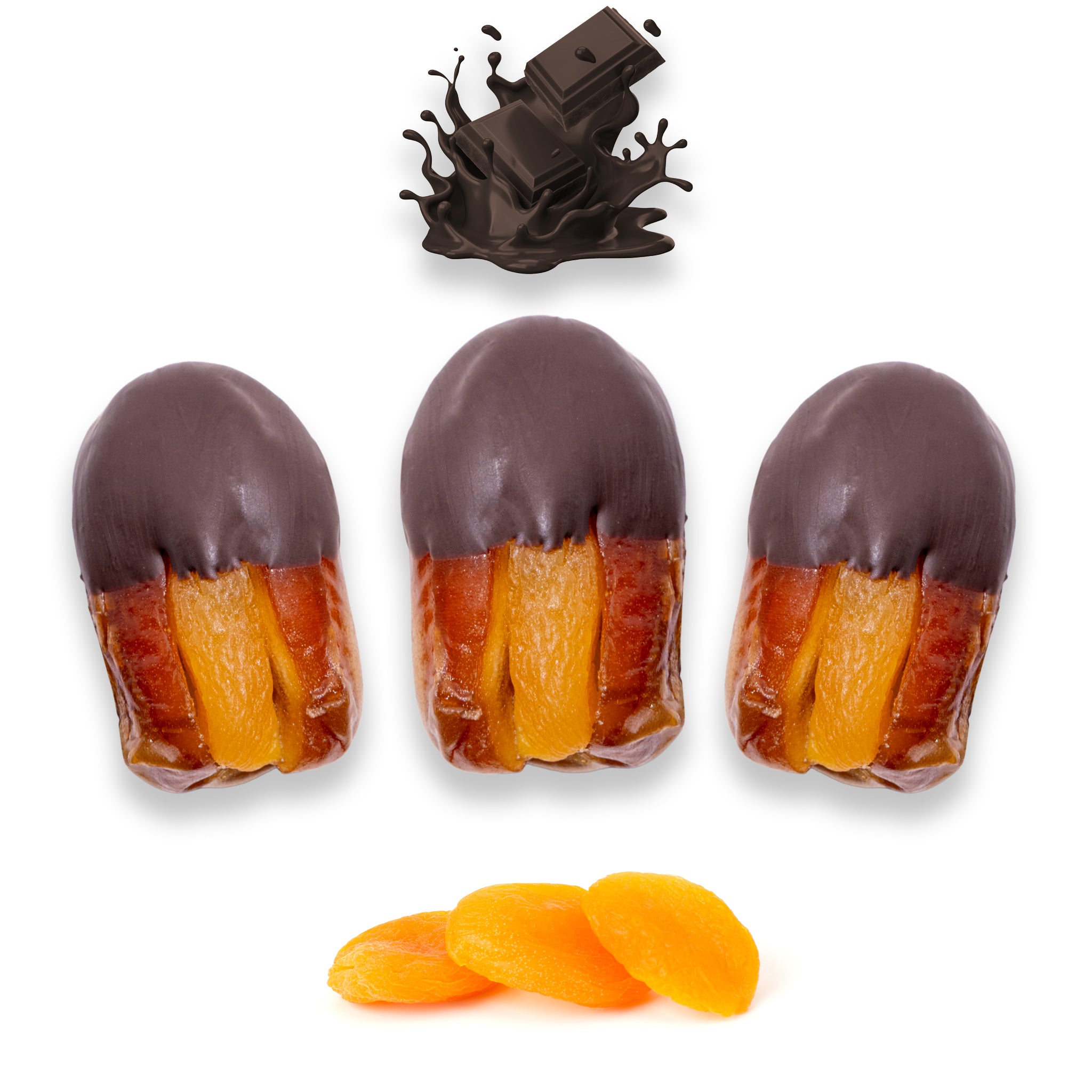 Luxury Sagi Dates Stuffed with Nuts & Half-Dipped in Coffee Chocolate