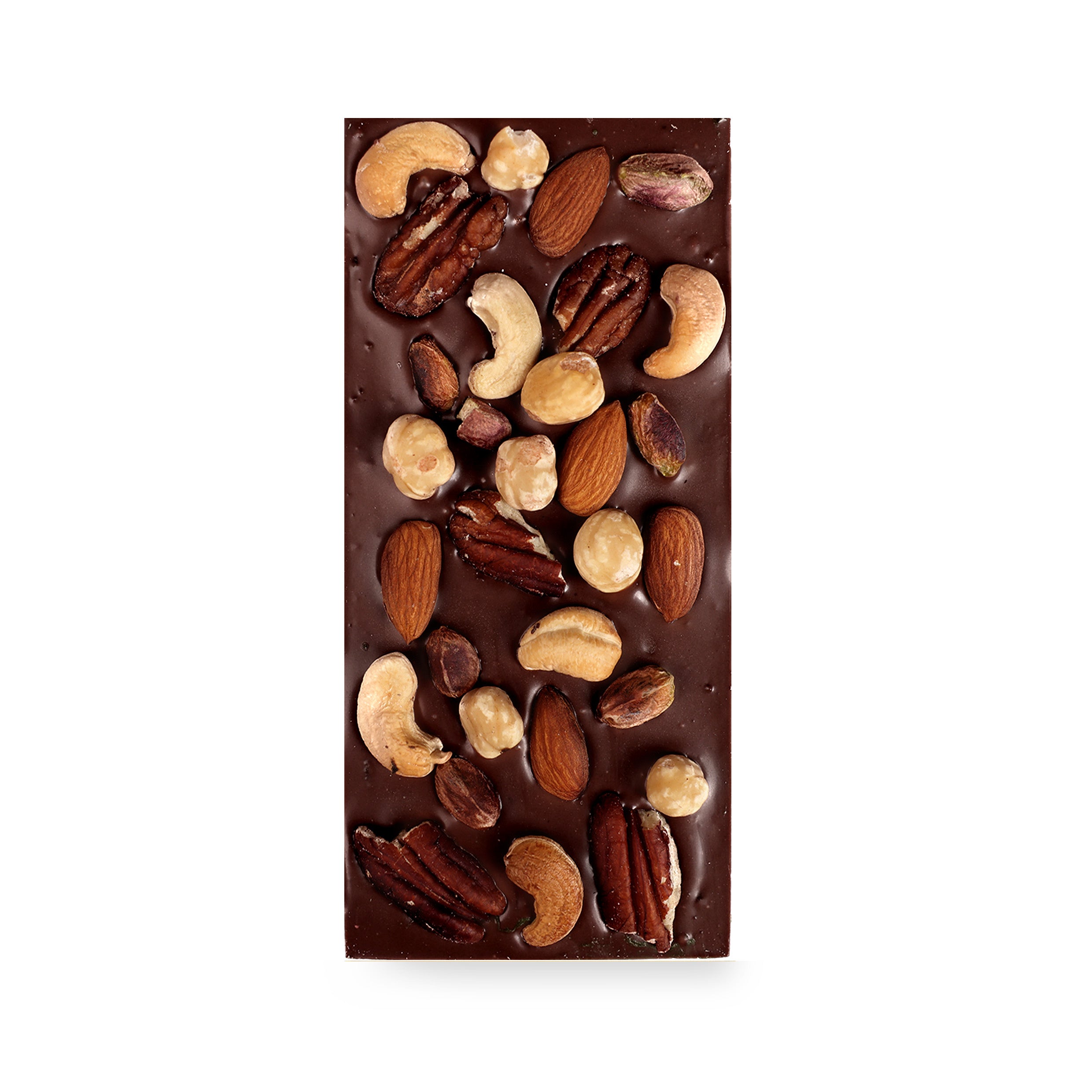 Belgian Dark Chocolate Mixed Nuts Bar (80g)
