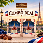 Choco Dubai Dates Crepes Combo Deal – 2 × 100g | Emirati Soul, French Twist