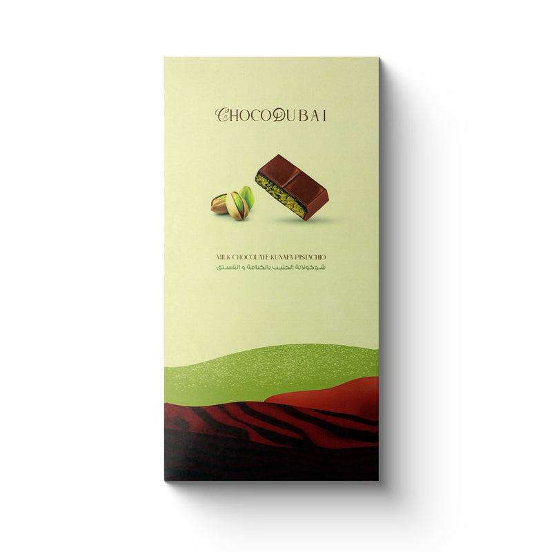 Milk Chocolate Kunafa Pistachio 100 GM