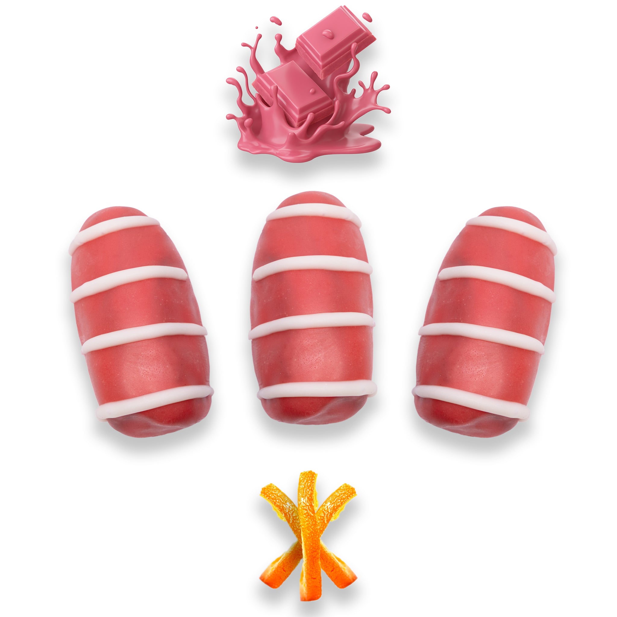 Ruby Chocolate Dates Stuffed With Nuts