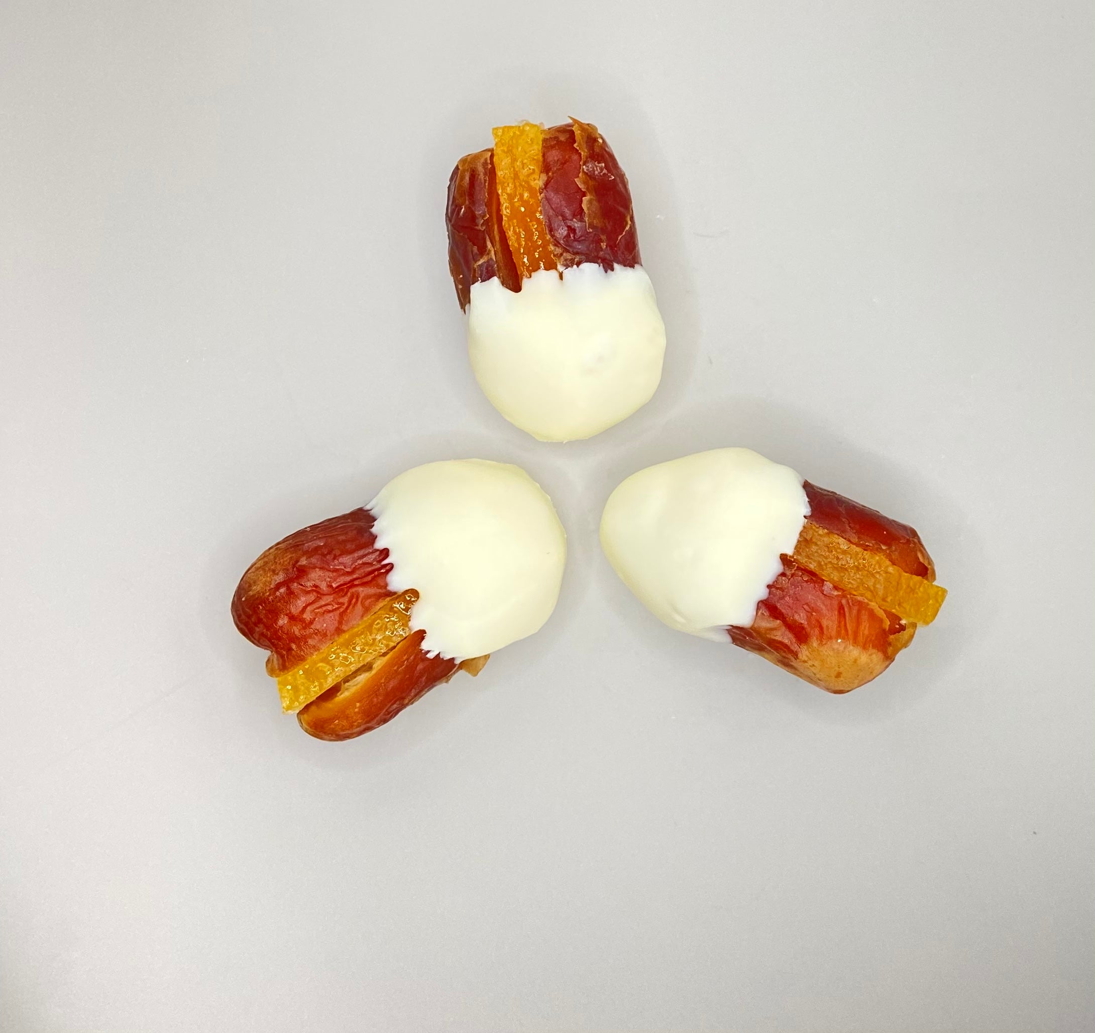 Vanilla Chocolate Dates Stuffed With Nuts