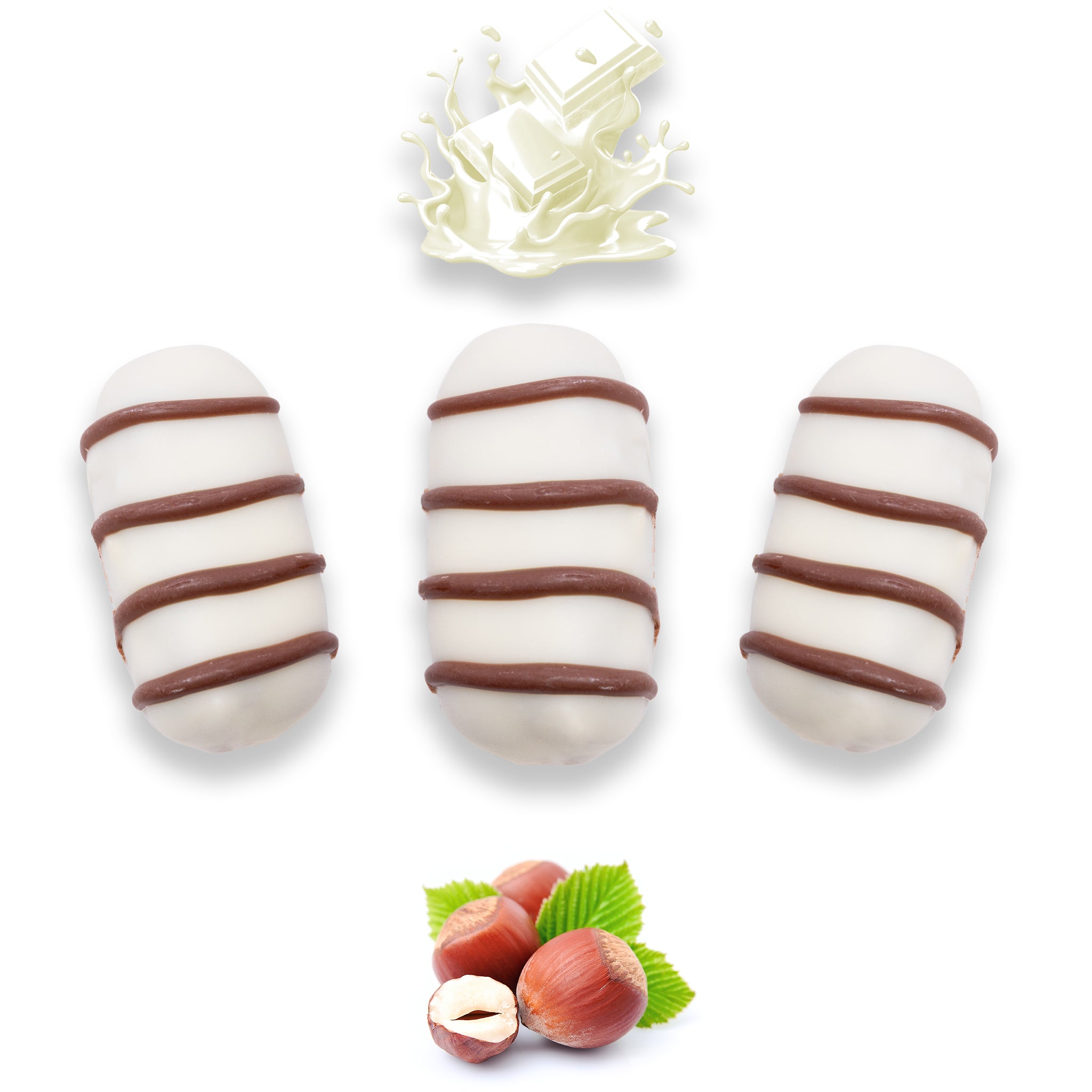 Vanilla Chocolate Dates Stuffed With Nuts