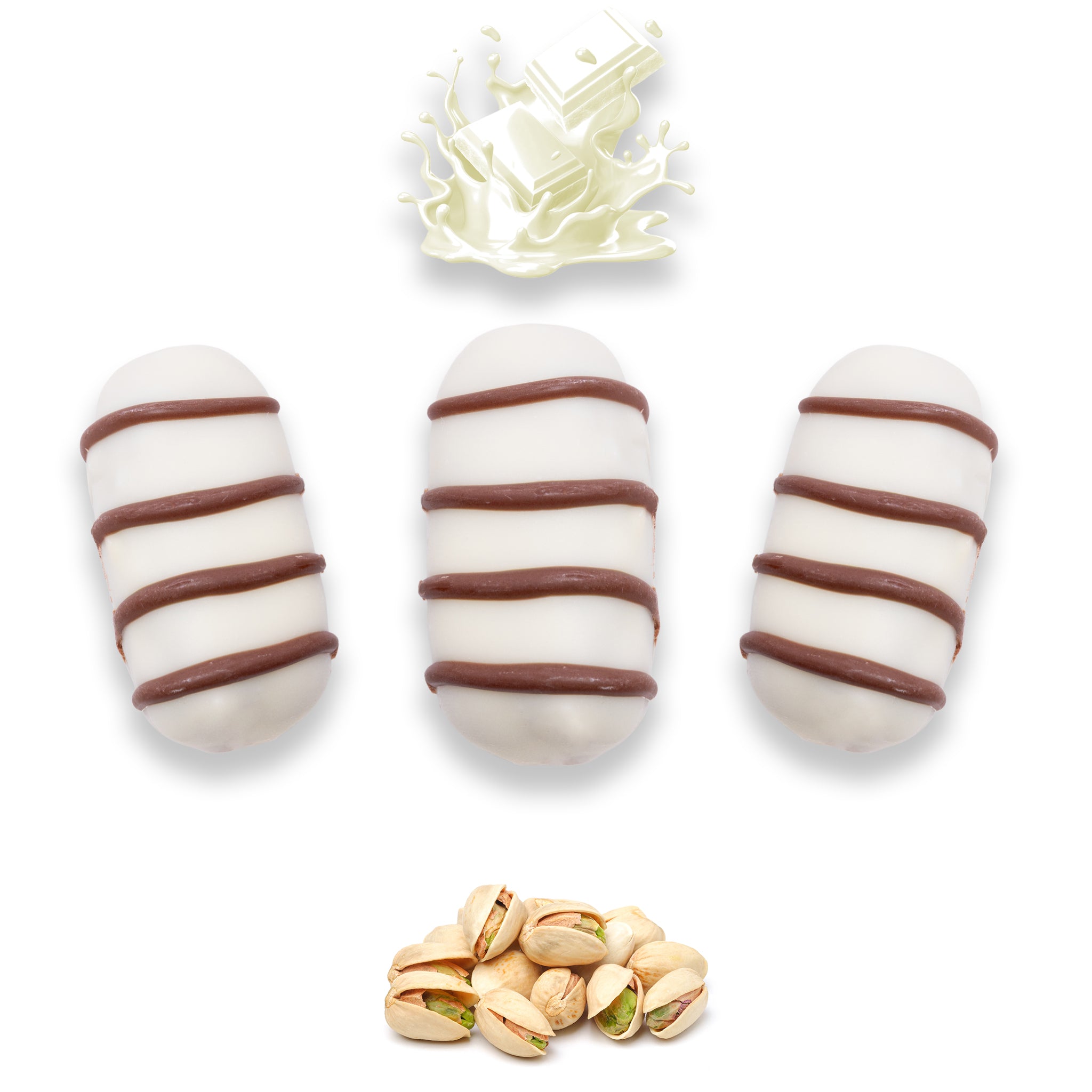 Vanilla Chocolate Dates Stuffed With Nuts