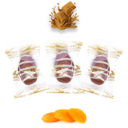 Caramel Chocolate Dates Stuffed with Nuts - Full-Dipped (Wrapped)