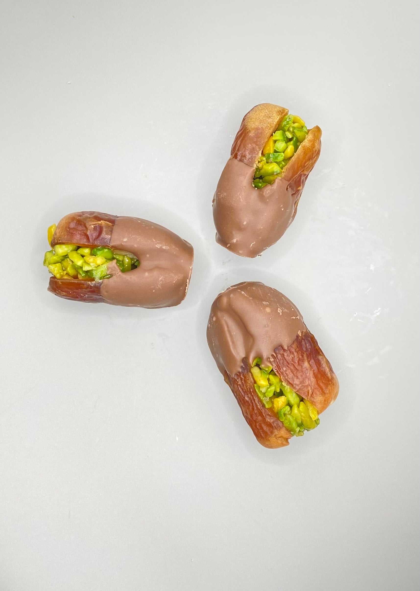 Milk Chocolate Dates Stuffed With Nuts