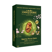 Matcha Pecan Dates 100g | Ceremonial Matcha & Caramelized Pecan Crunch