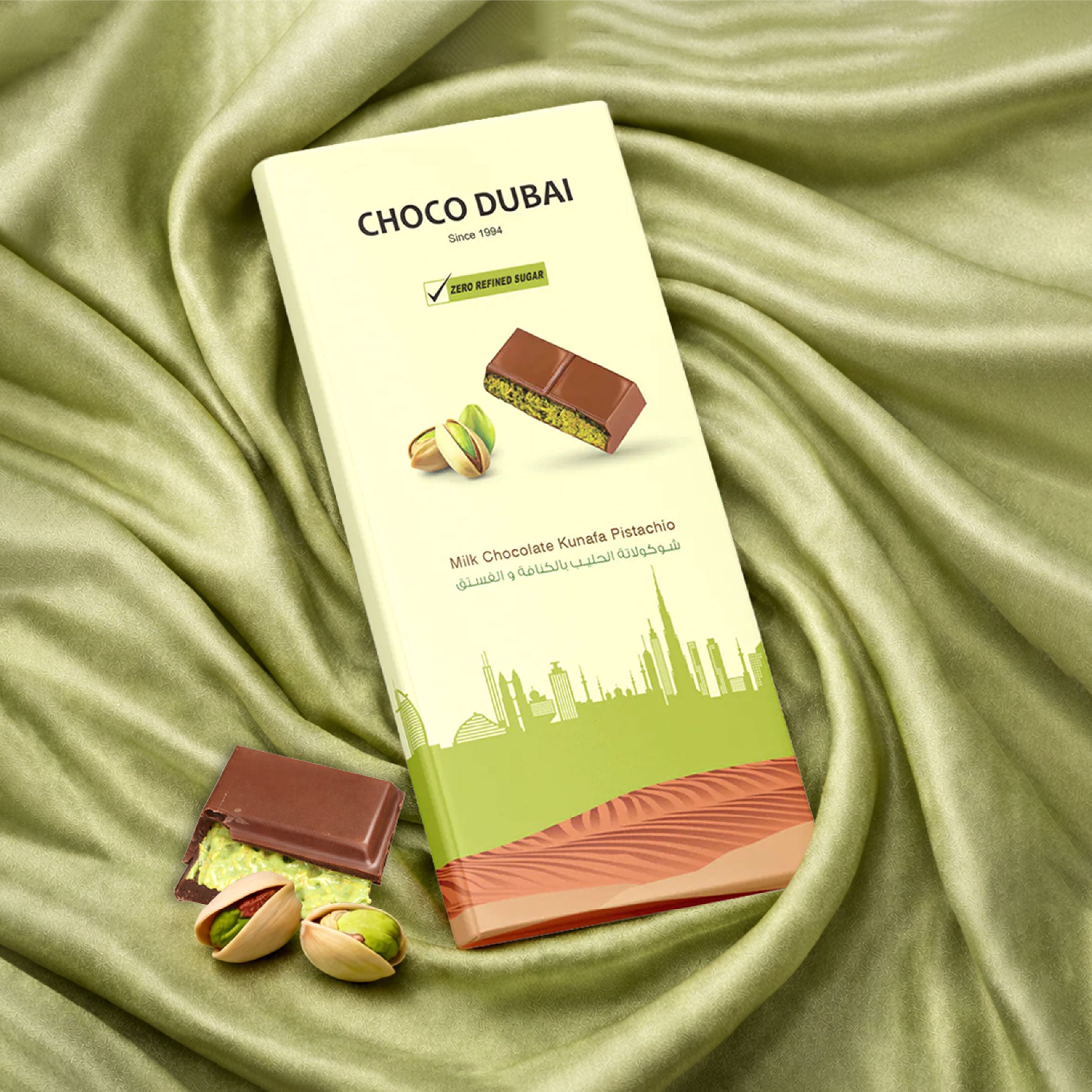 Viral Milk Chocolate Kunafa Pistachio – 100g