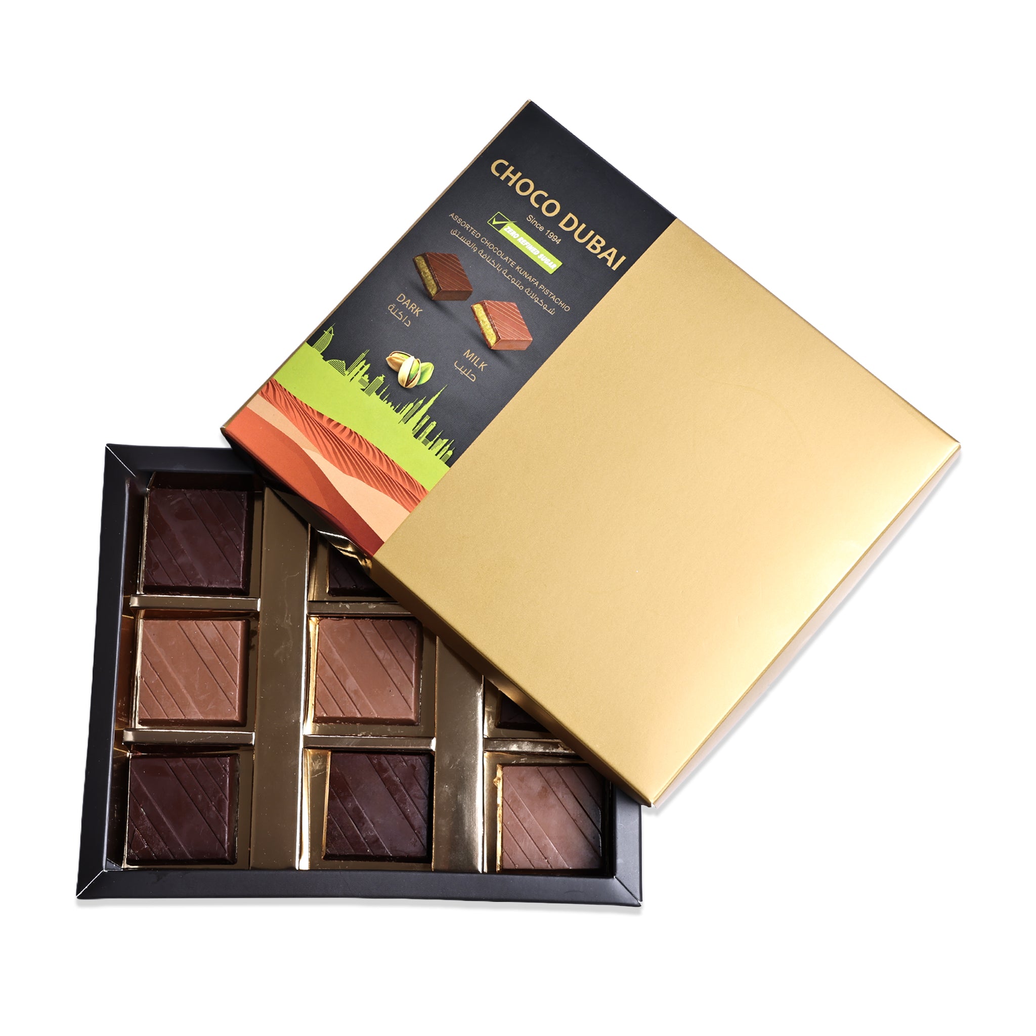 Kunafa Pistachio 180g – Zero Refined Sugar