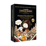 Tiramisu Chocolate Dates 100g | Italian Mascarpone & Espresso Filling